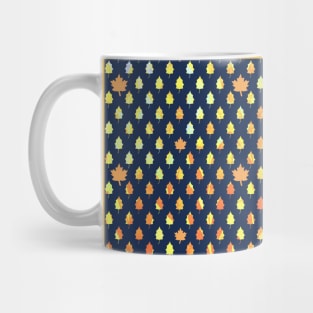 Brilliant Golden Autumn Leaves and Winter Trees Mug